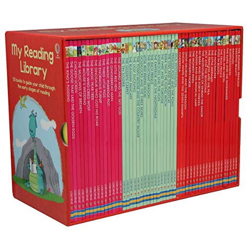 My Reading Library, 50 Vols.: 50 books to guide your child through the early stages of reading von Usborne Publishing